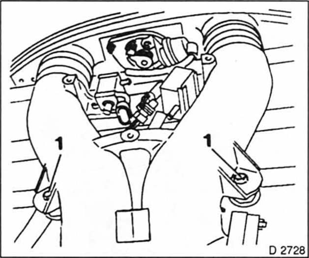 Opel Omega Reparaturanleitung. Zündkerzen aus und einbauen