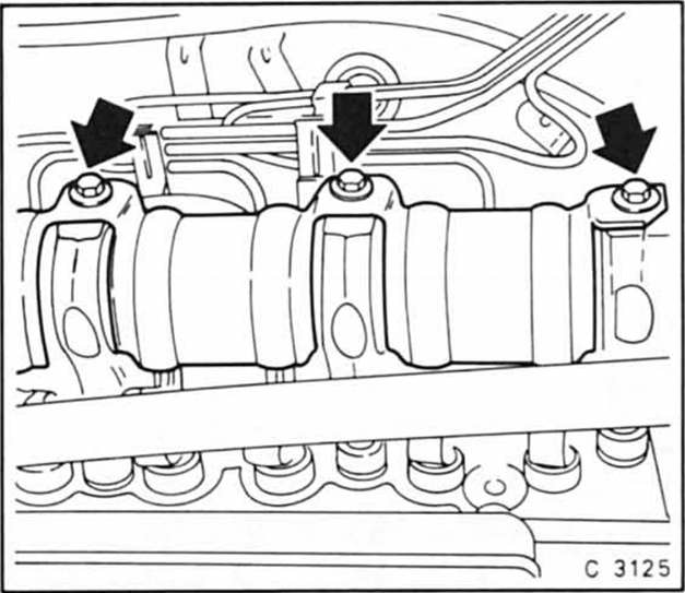 Opel Omega Reparaturanleitung. Ventilspiel prüfen/einstellen 