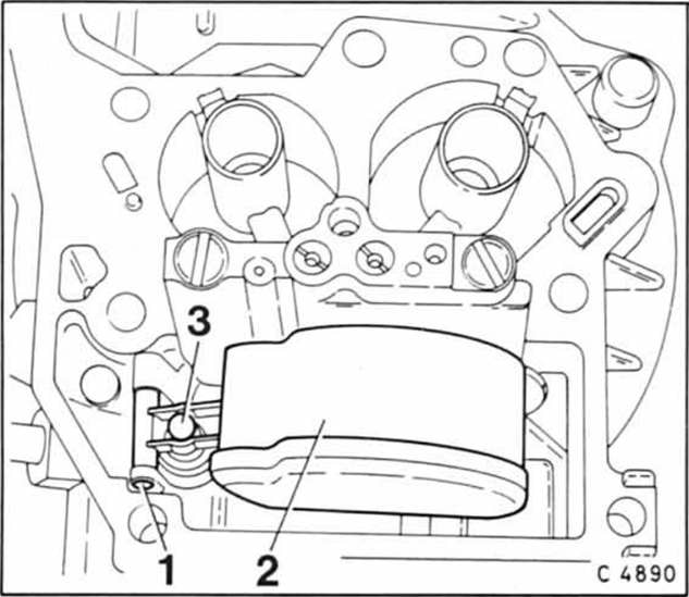 Opel Omega Reparaturanleitung. Schwimmerniveau prüfen schwimmer aus- und einbauen