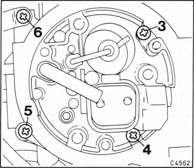 Opel Omega Reparaturanleitung. Vergaseroberteil aus- und einbauen