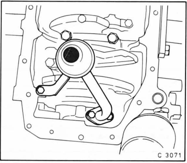 Opel Omega Reparaturanleitung. Ölpumpe aus- und einbauen