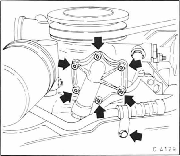 Opel Omega Reparaturanleitung. Ölwanne aus- und einbauen/dichtung für ölwanne ersetzen