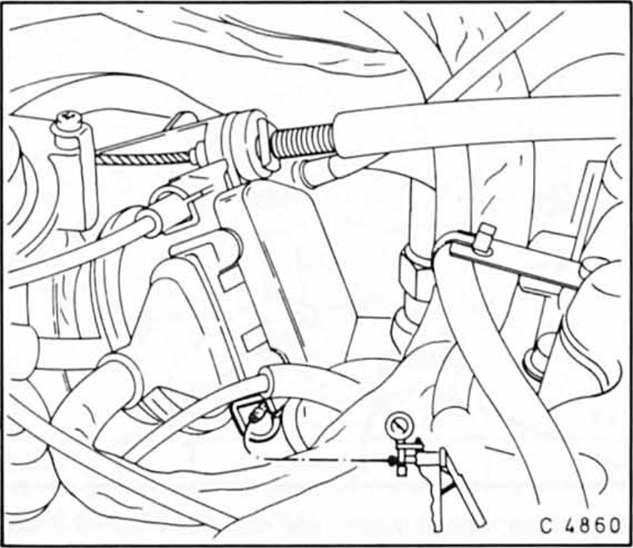 Opel Omega Reparaturanleitung. Drosselklappenansteller einstellen