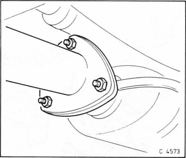 Opel Omega Reparaturanleitung. Abgasanlage aus-und einbauen 