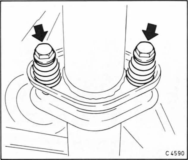 Opel Omega Reparaturanleitung. Dichtung für gelenkflansch ersetzen 