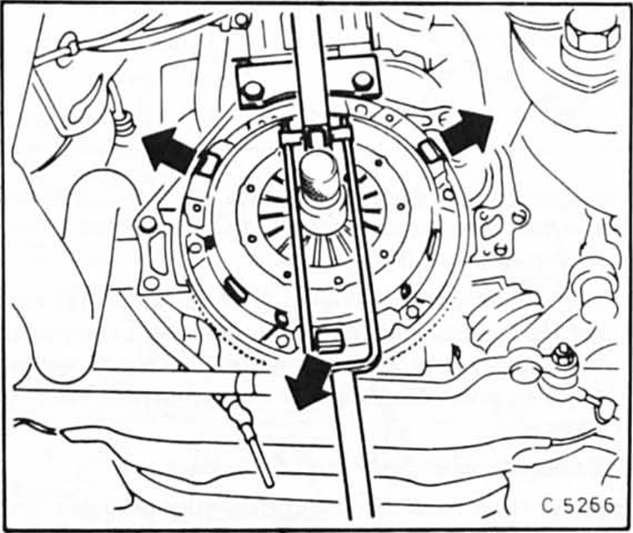 Opel Omega Reparaturanleitung. Kupplung aus- und einbauen/prüfen 