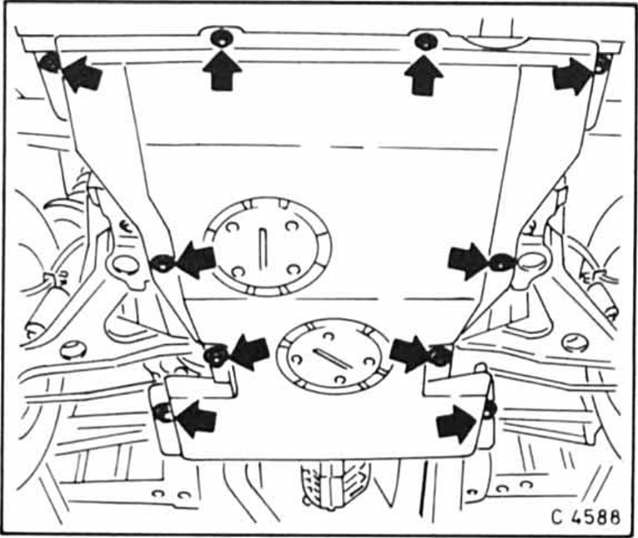 Opel Omega Reparaturanleitung. Getriebe aus-und einbauen