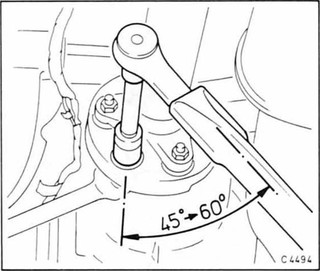 Opel Omega Reparaturanleitung. Gelenkwelle aus-und einbauen