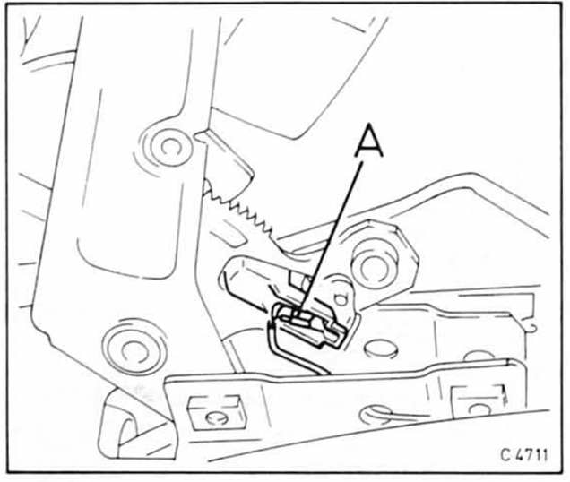 Opel Omega Reparaturanleitung. Handbremshebel aus- und einbauen 