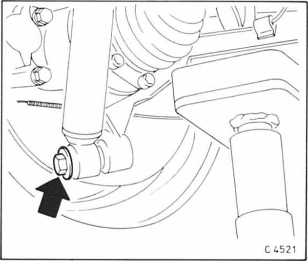 Opel Omega Reparaturanleitung. Schraubenfeder hinten aus- und einbauen 