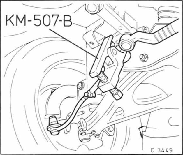 Opel Omega Reparaturanleitung. Spurstange/spurstangengelenk aus-und einbauen 