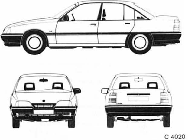 Opel Omega Reparaturanleitung. Die karosserie