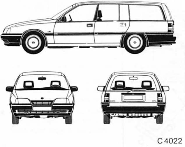 Opel Omega Reparaturanleitung. Die karosserie