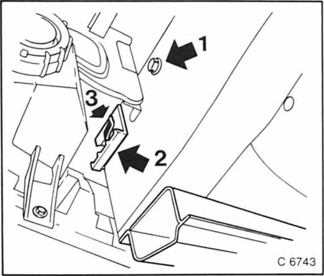 Opel Omega Reparaturanleitung. Frontverkleidung aus- und einbauen