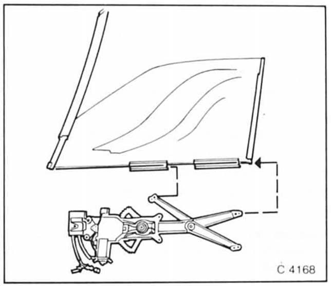 Opel Omega Reparaturanleitung. Fensterheber aus- und einbauen