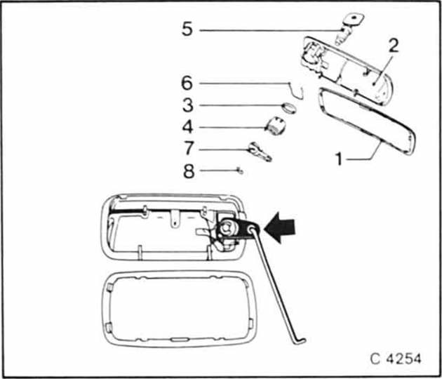 Opel Omega Reparaturanleitung. Schlieÿzylinder an vordertür aus-und einbauen