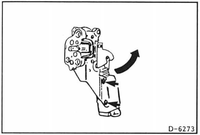 Opel Omega Reparaturanleitung. Stellmotor aus- und einbauen 