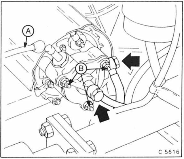 Opel Omega Reparaturanleitung. Schleifkohlen für generator/ spannungsregler ersetzen/prüfen