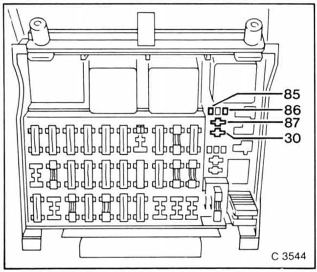 Opel Omega Reparaturanleitung. Schaltplan für nebelscheinwerfer