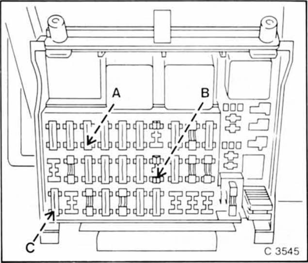 Opel Omega Reparaturanleitung. Schaltplan für nebelscheinwerfer