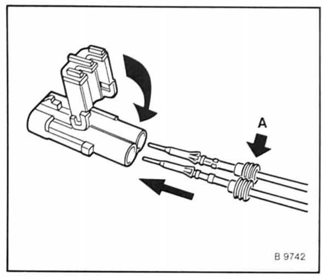 Opel Omega Reparaturanleitung. Schaltplan für nebelscheinwerfer