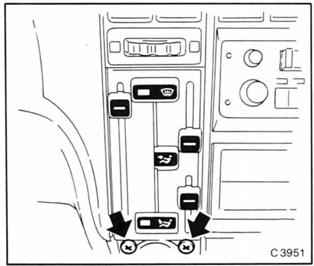 Opel Omega Reparaturanleitung. Schalttafeleinsatz aus- und einbauen 