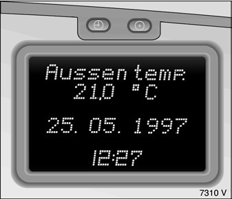 Opel Omega. Multi-info-display