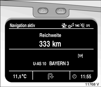 Opel Omega. Graphic-info-display , color-info-display