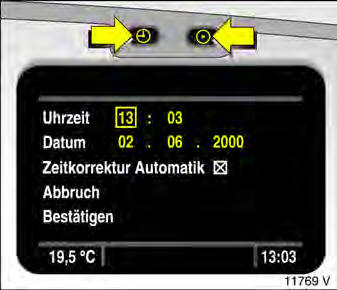 Opel Omega. Fahrzeuge mit graphic-info-display 3 bzw. Color-info-display 3