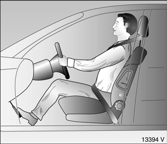 Opel Omega. Front-airbag