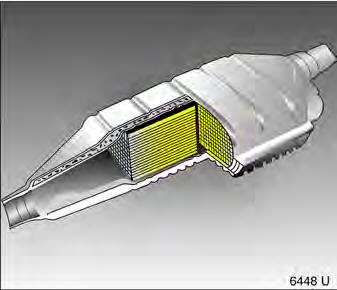 Opel Omega. Katalysator für otto-motoren