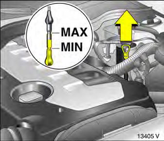 Opel Omega. Motorölstandskontrolle, nachfüllen von motoröl