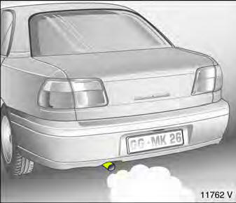 Opel Omega. Abgaskontrollierter motor